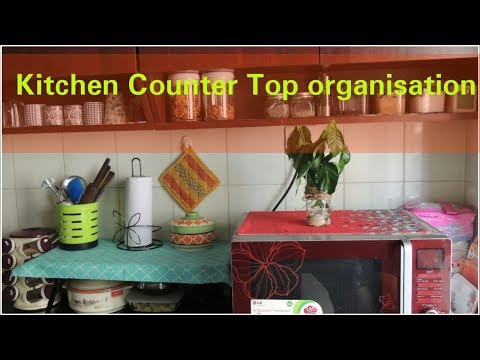 Kitchen Countertop Organization | Indian Kitchen Tour | Indian Kitchen Organization Video