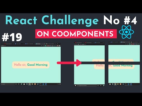 React JS Practice 4 Rewrite our React Project into Components in React JS in Hindi in 2020 19