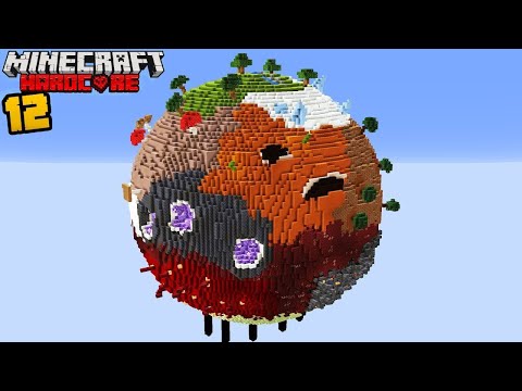 Ich habe einen PLANETEN in Minecraft Hardcore gebaut!