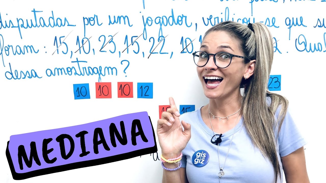 MEDIANA  | MÉDIA E MODA | \Prof. Gis/