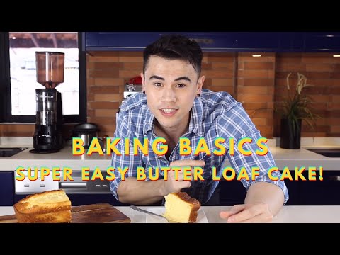 Super Easy One Bowl Recipe: Butter Loaf Cake
