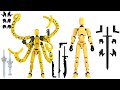 Assembly Completed Lucky 13 T13 Action Figure Set 3D Printed Multi Jointed Movable Dummy 13 Nova 13