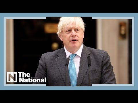 Boris Johnson delivers final speech as UK PM