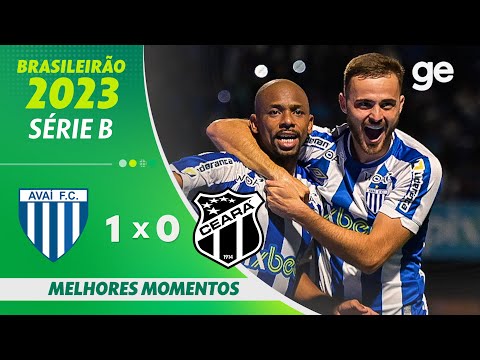 Gols e lances de Avaí x Ceará