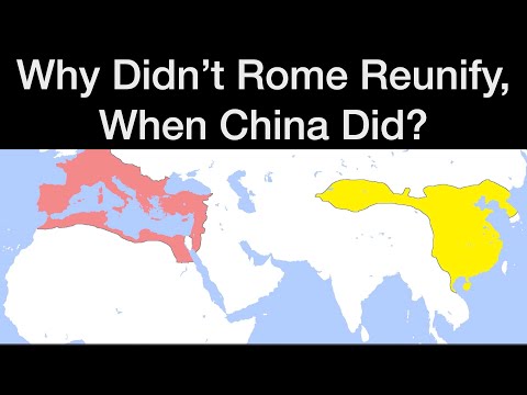 Why Didn't Rome Reunify, When China Did?