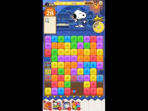 Snoopy Puzzle Journey Night Mode Level 174 - NO BOOSTERS 🐶🧩🧳 | SKILLGAMING ✔️