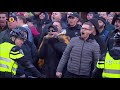 De demonstratie bij de intocht van Sinterklaas liep uit de hand.