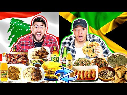 LEBANESE & JAMAICAN SWAP LUNCH FOODS Video