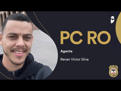 INTERVIEW: Renan Victor - Approved in the PC RO competition for Police Agent.