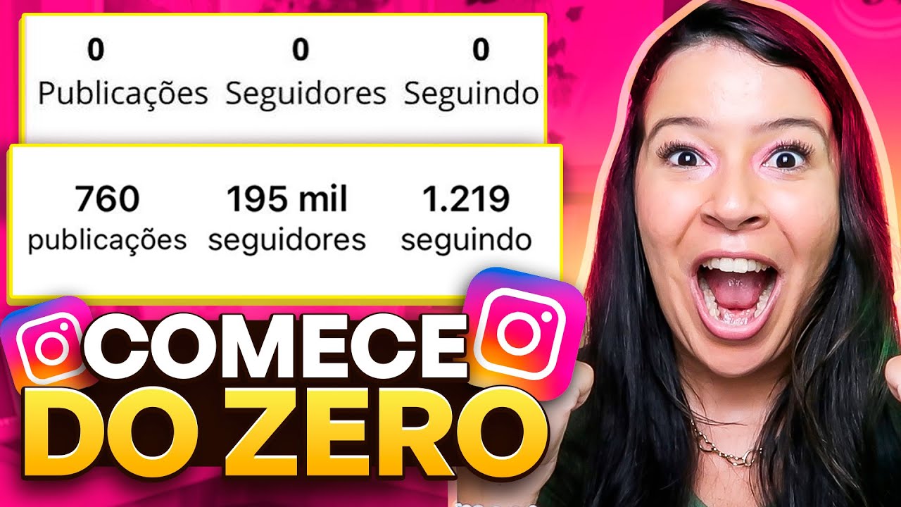 🔥 DESAFIO: CRESCER um PERFIL no INSTAGRAM EM 4 SEMANAS (sem anúncios)