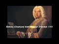 Sinfony Overture from Messiah - Handel 1741