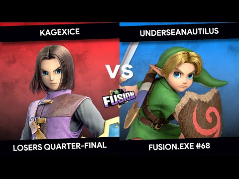 Fusion.exe 68 - AH kagexice (Hero) vs DxM UnderseaNautilus (Young Link) - Top 8 Losers Quarter-Final