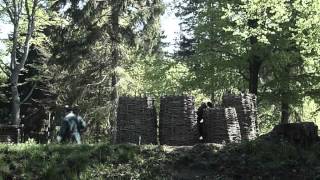 preview picture of video 'Schwedenschanze bei Stiege rekonstruiert'