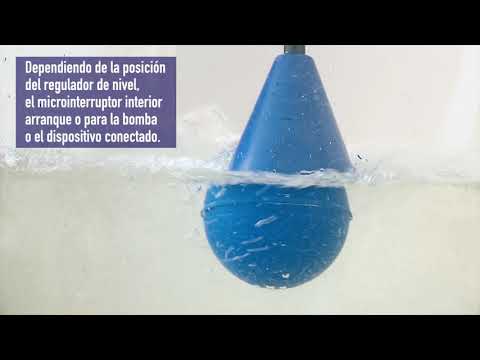 Reguladores de nivel para aguas residuales.