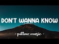 Don T Wanna Know Maroon 5 Lyrics