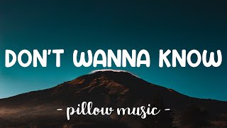 Don&#39;t Wanna Know - Maroon 5 (Lyrics) 🎵