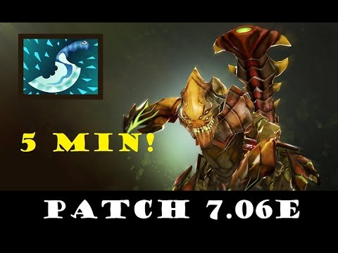DotA 2 SAND KING JUNGLE - 5 MINUTES BLINK DAGGER (Patch 7.06e)