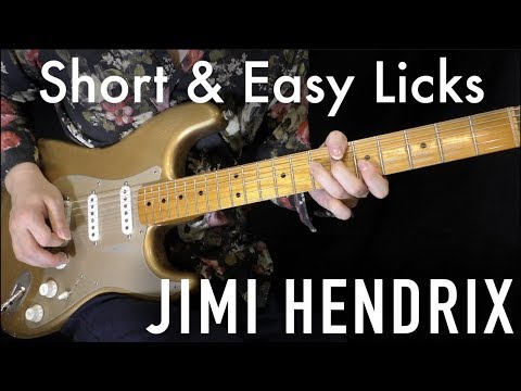 Blues Guitar Lesson: "Jimi Hendrix" Blues Licks in A | #116