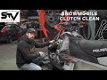 Snowmobile Clutch Clean