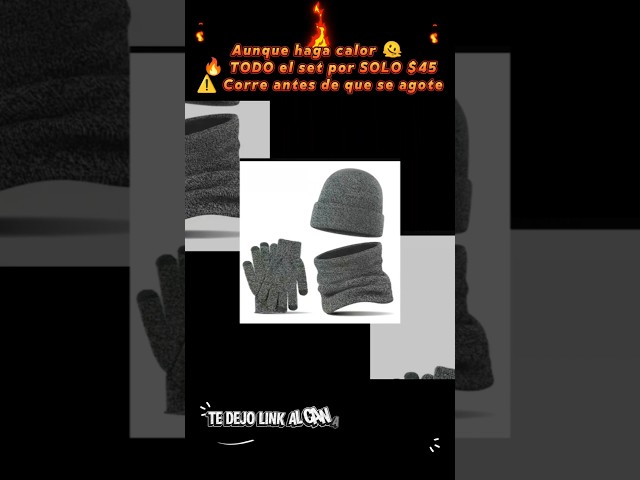 Vídeo relacionado con Fortnite Gorro y Bufanda Guantes para Invierno, Set 3 Piezas Cálido Accesorios de Invierno Niños y Adolescentes, Regalos Niños