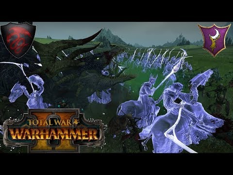 The 3 Bearssss.. uh, I Mean, Dragons! - VC vs DE | Total War Warhammer 2 Quick Battle