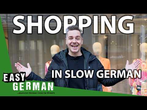 Shopping Clothes in Slow German | Super Easy German 278