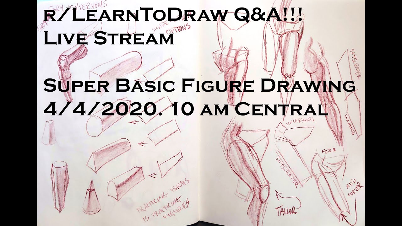 r/LearnToDraw Q&A!!! Super Basic Figure Drawing