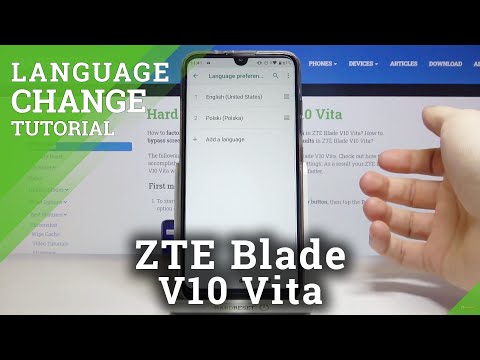 How to Change System Language in ZTE Blade V10 Vita – Find System Language Settings