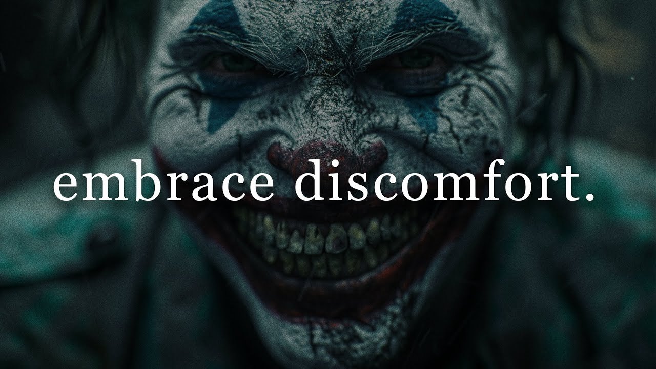embrace the discomfort.