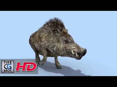 The Boar an Animated 3D Model! (Video Game Walk Cycle)