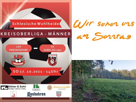 Ankündigung 6. Spieltag Kreisoberliga Oberlausitz: LSV Friedersdorf - SV Gebelzig