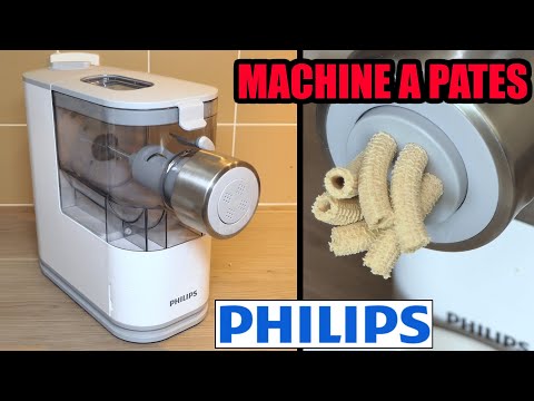 Virtuvinis kombainas Philips Viva Collection HR2345/19 makaronų ir itališkų virtinukų gaminimo aparatas Elektrinis makaronų gamybos aparatas video