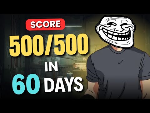 How to score 500 in class 10 | Board exam 2026 Last 60 Days Roadmap 💀
