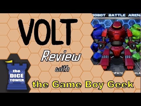 The Game Boy Geek (Dice Tower) Reviews Volt Robot Battle Arena