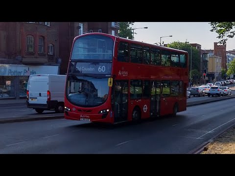 *KICKDOWN* Arriva London VDL DB300 Wright Gemini 2 On Route 60 (DW265)