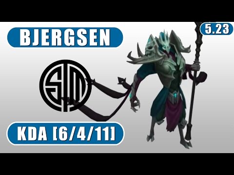 TSM Bjergsen | Azir vs Kassadin | Mid | December 7th, 2015 | Preseason 6 | Patch 5.23