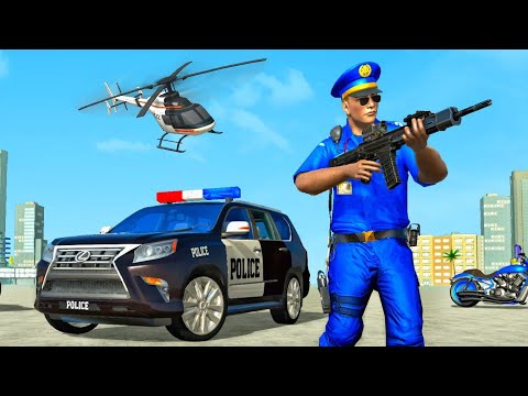 Us Police Pardo Cop Duty City War And Bike Gangster Simulator - Police Car Game - Android Gameplay