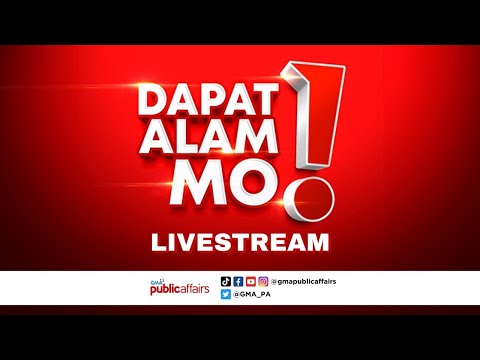 Dapat Alam Mo! Livestream: March 26, 2024