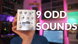 Demo of 9 Odd Sounds into Ultratap by Eventide Audio