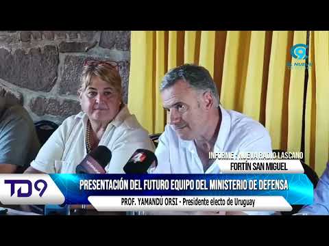 Yamandú Orsi “Haremos del Ministerio de defensa una palanca para el desarrollo”