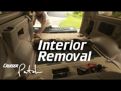 Complete interior trim removal (with chapters): Lexus LX470 and Toyota Land Cruiser (100 Series)