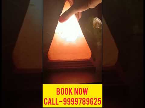 HIMALAYAN ROCK SALT NATURAL AIR PURIFIER PYRAMID LAMP | Poem Dalmia