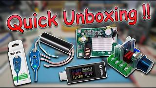 Download lagu IE209 | Unboxing DIY Electronics Modules | 2UUL Type-C Tester, Relief XA5, HW 419b Buck module etc.. mp3