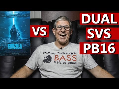 Dual SVS PB16 Subwoofers vs Godzilla King of the Monsters