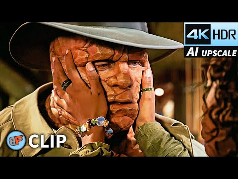 Ben Grimm Meets Alicia Masters - Bar Scene | Fantastic Four (2005) 4K HDR Movie Clip