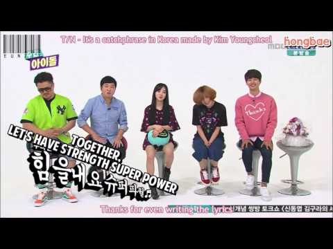 [ENG] 151028 MBCevery1 Weekly Idol - Hayoung, Mina, N MC Cut (1/2)