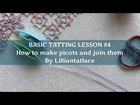 How to wind a shuttle TATTING LESSON 1 Frivolite