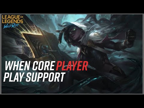 When Core Player Play Support - BROKEN SENNA SUPPORT - Wild Rift
