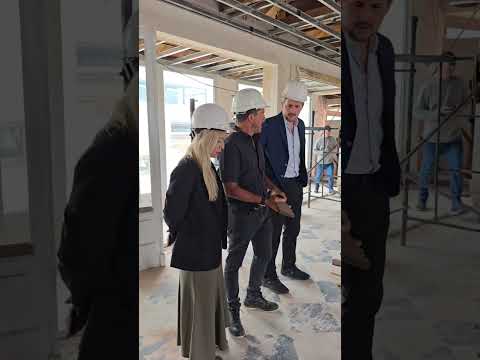 La Fiscal General recorrió la obra del Centro de Justicia Penal que se construye en Venado Tuerto