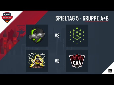 Destiny vs Brame & hehe united vs esport rhein-neckar | ESL Meisterschaft Season 2 in Dota 2